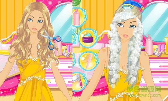 芭比公主美發(fā)沙龍游戲