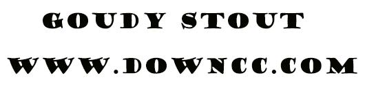 goudy stout