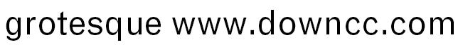 grotesque mt系列字體