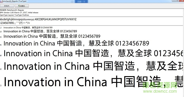 notosanssc regular字體  0