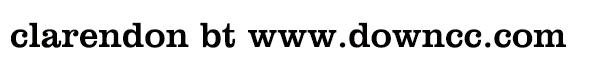clarendon bt-普通粗體