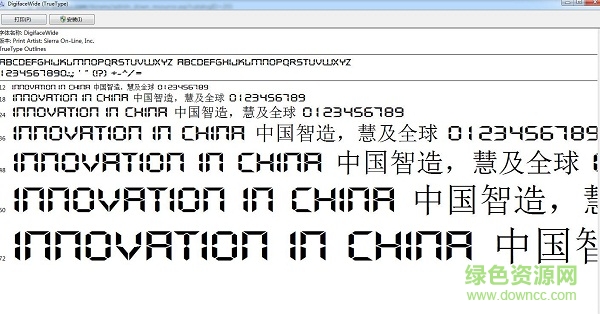 digifacewide regular	  0