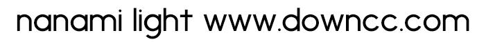 nanamilight字體
