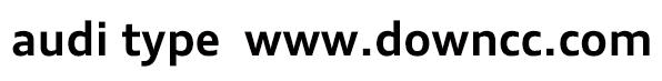 audi type bold粗體