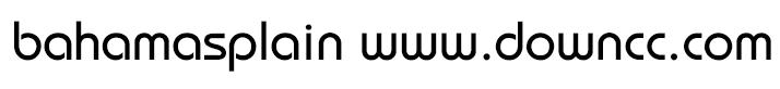 bahamas字體