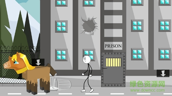 火柴人逃離房子游戲