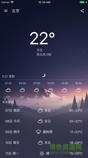 時時天氣精準預測app下載