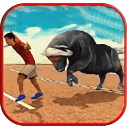 憤怒的水牛攻擊游戲