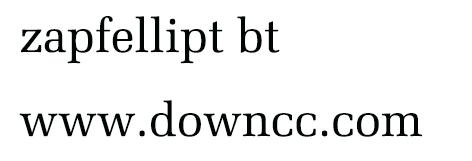 zapfellipt bt 粗體