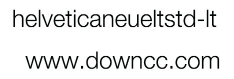 helveticaneueltstd-lt普通體