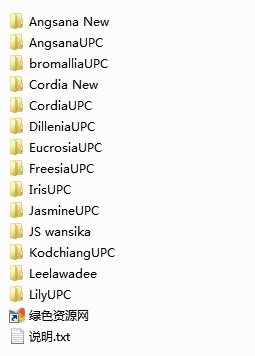 泰語(yǔ)字體包(15款) 標(biāo)準(zhǔn)字體版 0