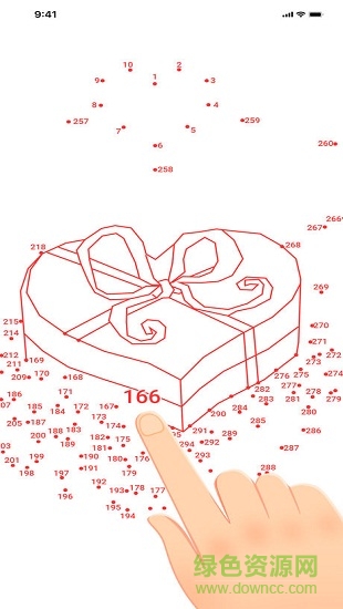 “連點成畫游戲”