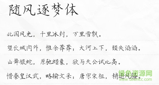 隨風(fēng)逐夢(mèng)體  0