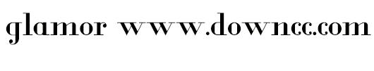 glamor時尚字體