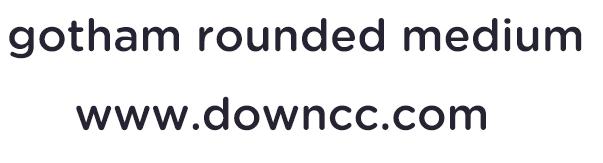 gothamrounded-medium字體