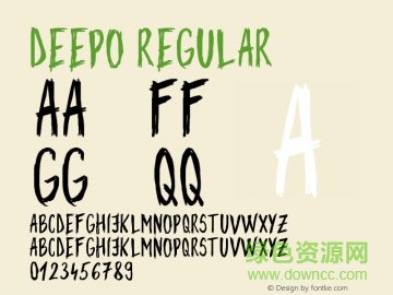 deepo字體ttf  0