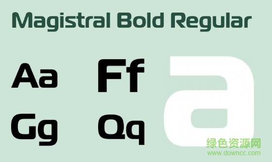 magistral-bold字體