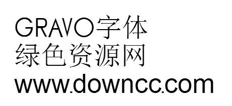 gravo字體