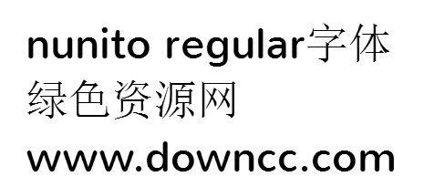 nunito字體ttf