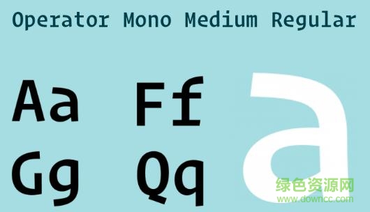 operator mono font  0