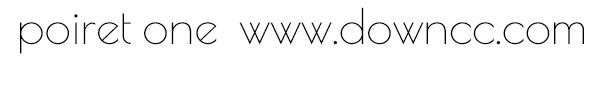 poiretone regular字體