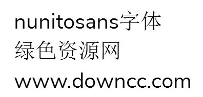 nunitosans字體