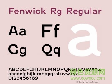 fenwick字體ttf