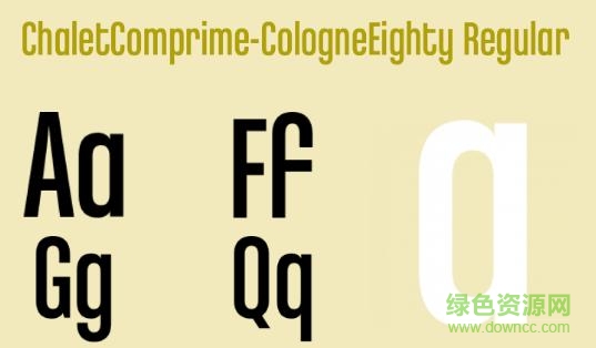 chaletcomprime 字體 chaletcomprime cologneeighty
