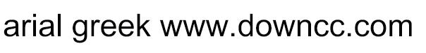 arial greek字體