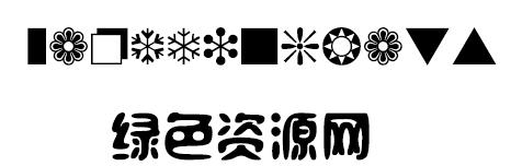 zapf dingbats 字體
