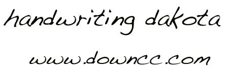 handwriting-dakota