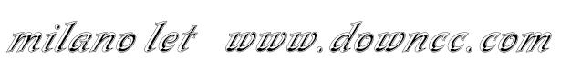 milano let字體