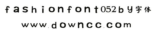 fashionfont052 by字體