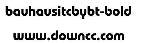 bauhausitcbybt-bold