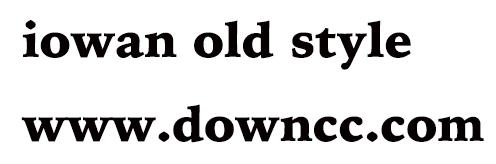 iowan old style black