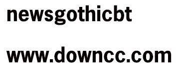 newsgothicbt-bold字體包