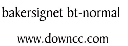 bakersignet bt-normal常規(guī)