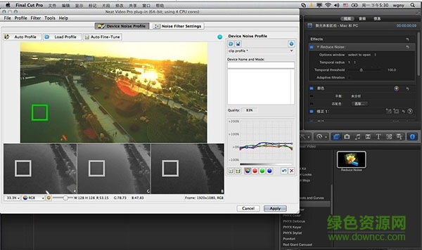 達(dá)芬奇調(diào)色降噪插件