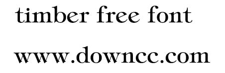 timber free font字體 timber free font