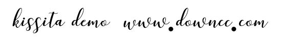 kissitademo字體