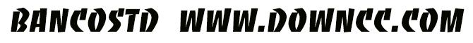 bancostd字體