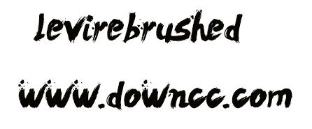 levirebrushed字体 levirebrushed