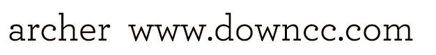 archer bold字体 archer字体
