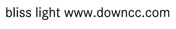 blisslight字體 blisslight-bold字體