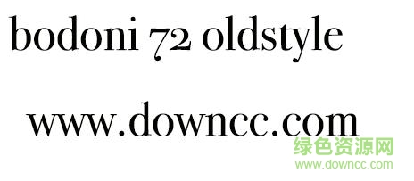 bodoni 72 oldstyle