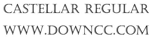 castellar regular castellar字體