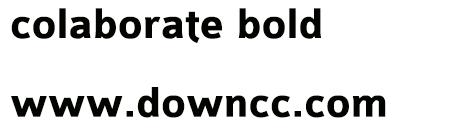 colaborate bold colaborate bold字体