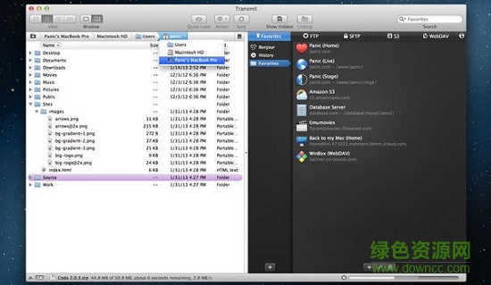 transmit for mac中文修改版 v5.0.5 漢化版 2