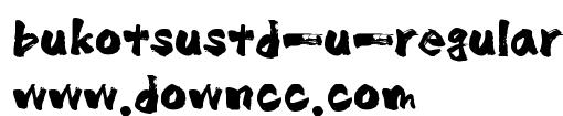 bukotsustd u字體