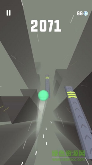 在天空上滾球的游戲